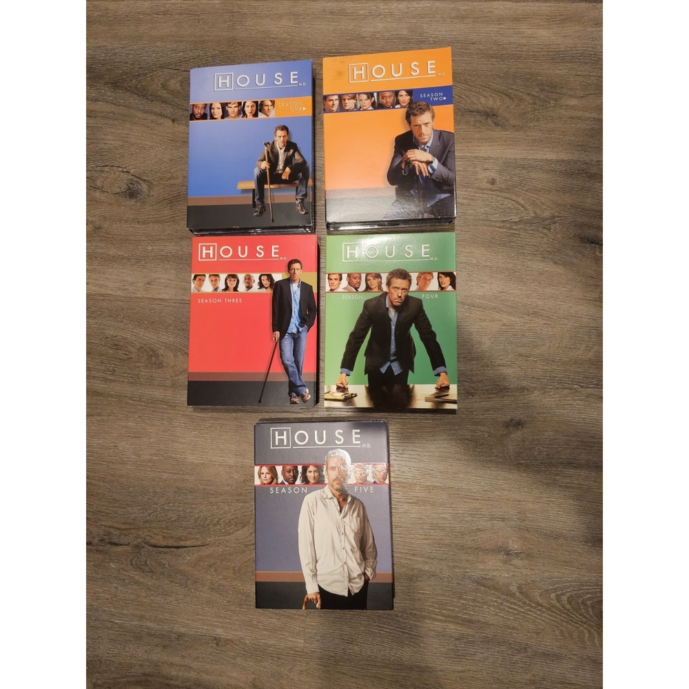 House MD: Complete Seasons 1-5 (DVD 18 Disc Box‎ Sets) 1 2 3 4 5 Hugh Laurie